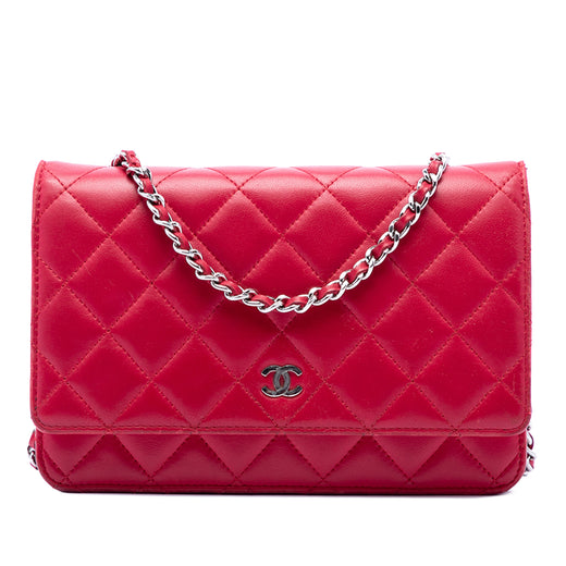 CC Quilted Lambskin Wallet on Chain - Image 1