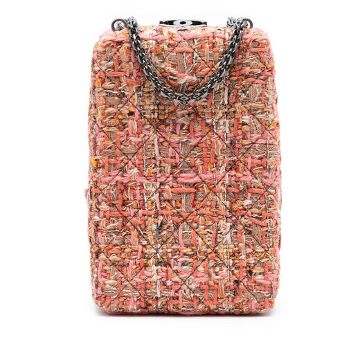 CC Tweed Chain Vertical Box Crossbody - Image 1