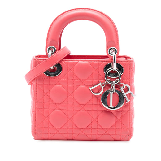 Mini Lambskin Cannage Lady Dior - Image 1