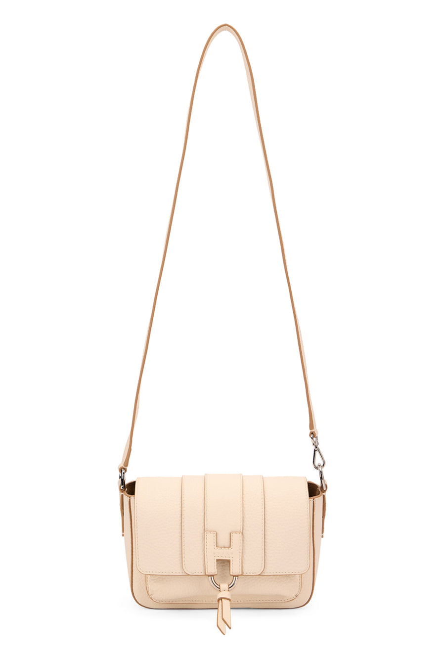 Hogan Trend Shoulder Bag — Beige Leather