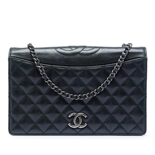Small Quilted Calfskin Ballerine Flap - Image 1