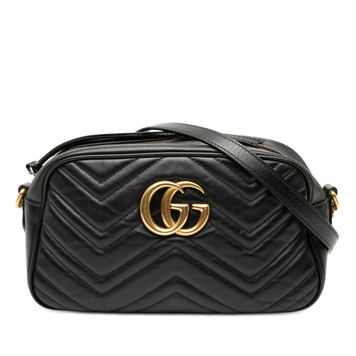 Small GG Marmont Matelasse Calfskin Crossbody - Image 1