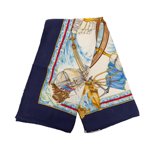 Vive le Vent Silk Scarf 90 - Image 1