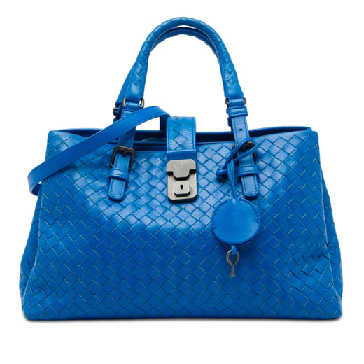 Small Nappa Intrecciato Roma Satchel - Image 1