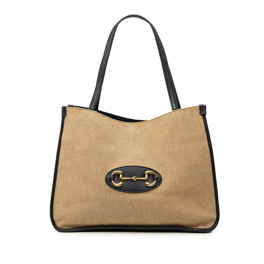 Medium Canvas Horsebit 1955 Tote - Image 1