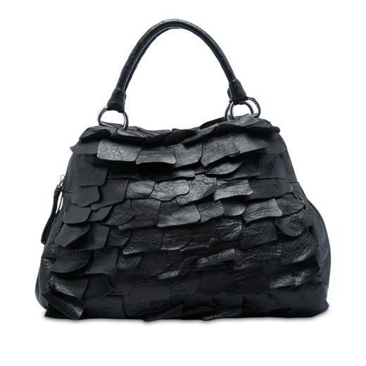 Nappa Tiered Ruffle Tote - Image 1