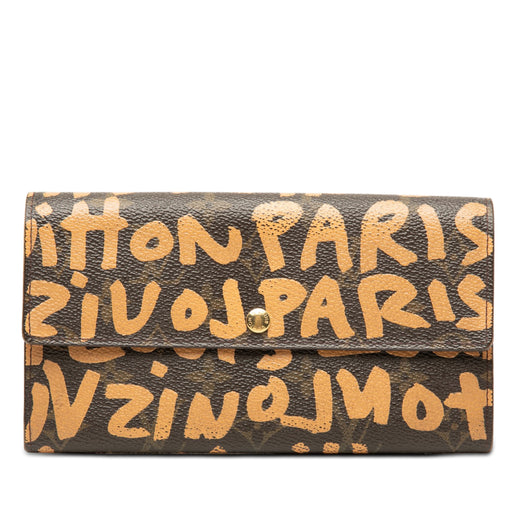 Stephen Sprouse Monogram Graffiti Porte Monnaie Credit - Image 1