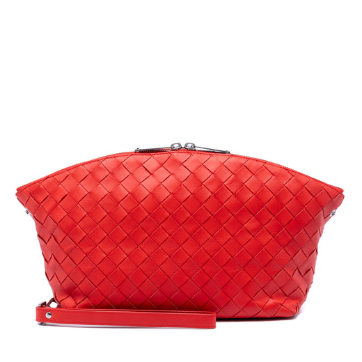 Nappa Intrecciato Wristlet Pouch - Image 1
