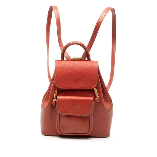 Leather Velazquez Twist Backpack - Image 1