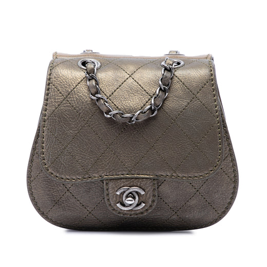 Small Quilted Calfskin Coco Twin Flap - Image 1