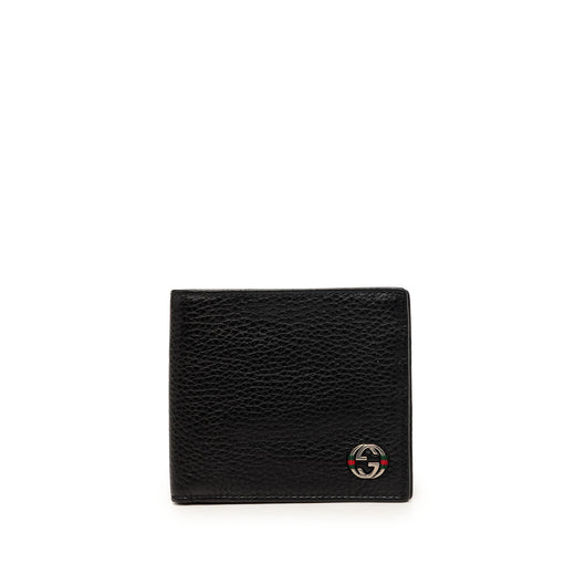 Calfskin Web Interlocking G Bifold Wallet - Image 1