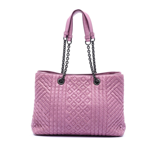 Medium Nappa Intrecciato Boutis Double Chain Tote - Image 1