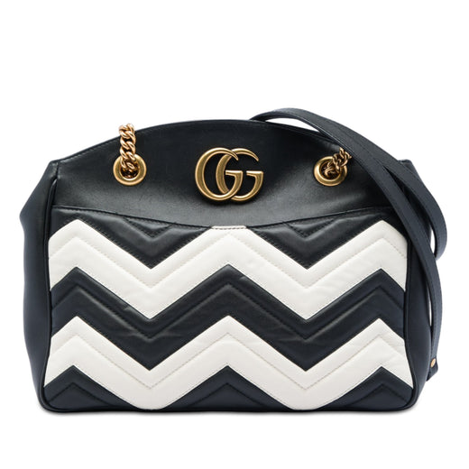 Medium GG Marmont Matelasse Leather Chain Shoulder Bag - Image 1