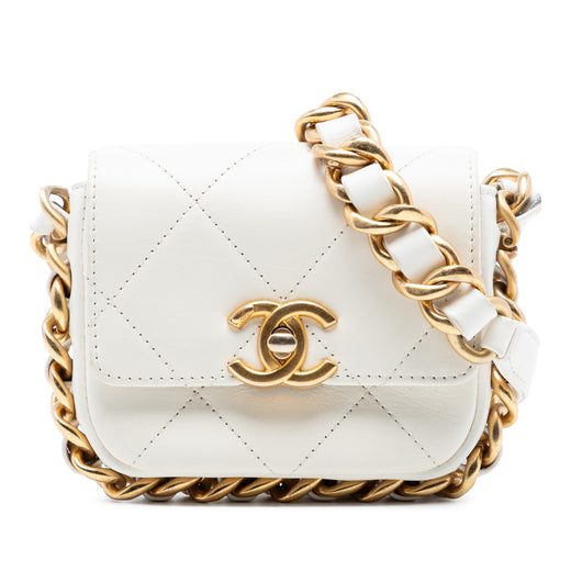 Mini Quilted Calfskin Framing Chain Flap - Image 1