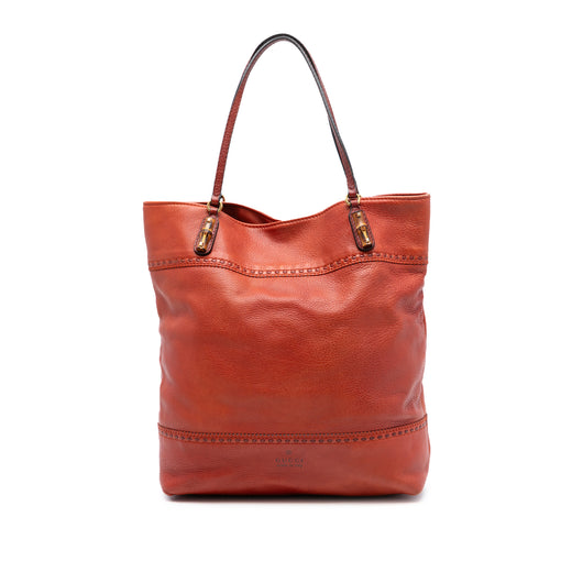 Large Leather Laidback Crafty Tote - Image 1