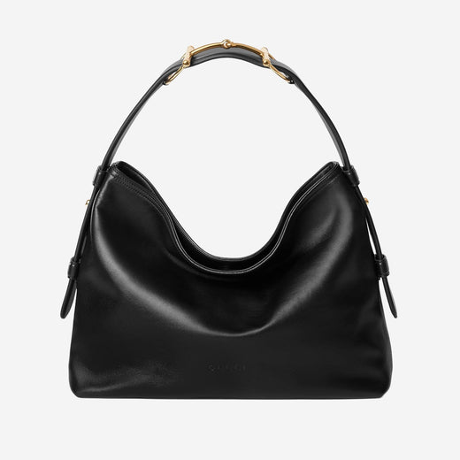 Gucci Beatrix Shoulder Bag — Black Calfskin