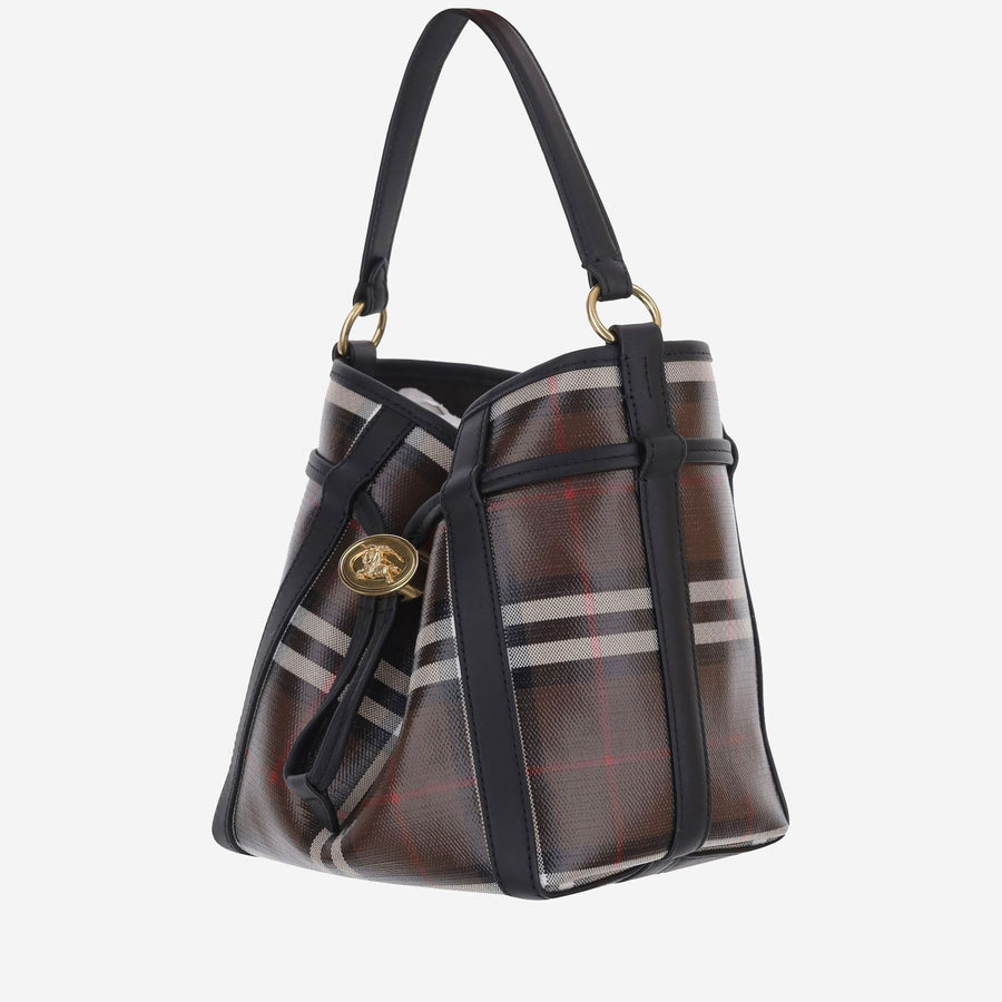 Burberry Shoulder Bag — Brown Cotton