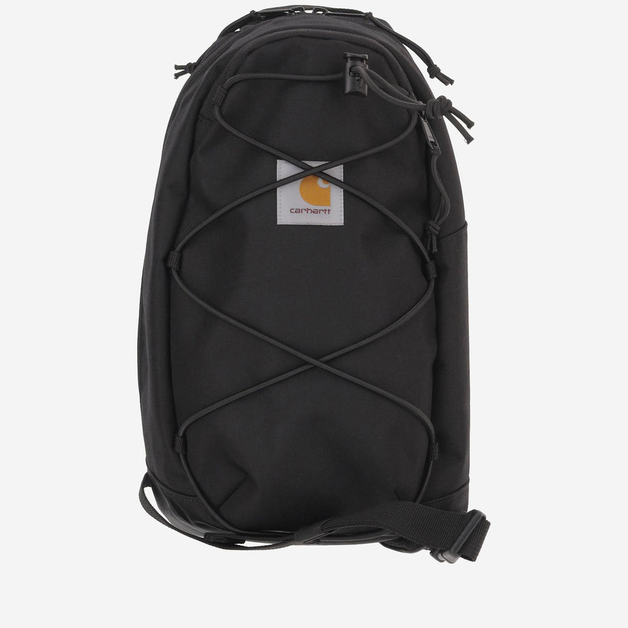 Carhartt Wip Recycled Polyester Canvas Crossbody Bag — Black