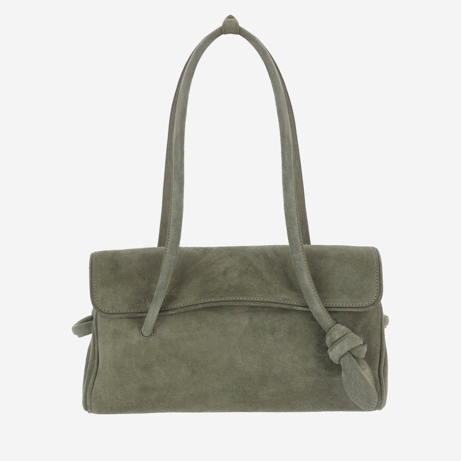 Jacquemus Shoulder Bag — Green Calf Leather