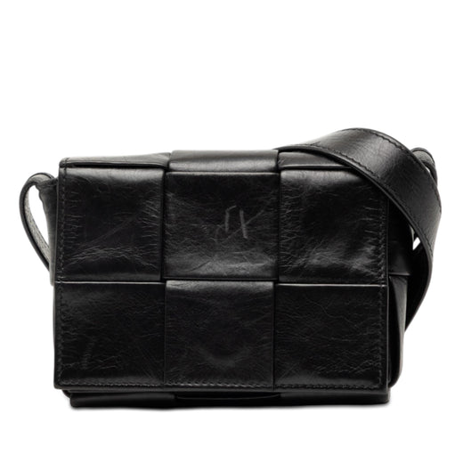 Candy Paper Calfskin Intrecciato Cassette Crossbody - Image 1