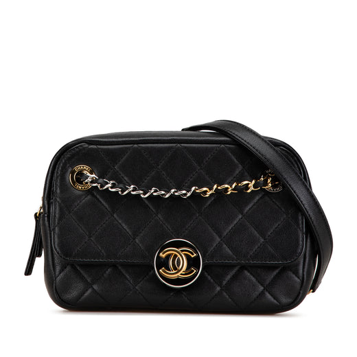 CC Quilted Lambskin Chain Camera Bag - Image 1