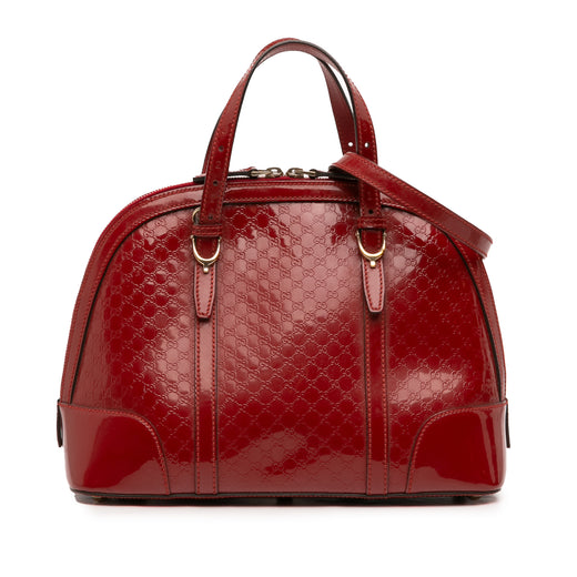 Small Microguccissima Patent Nice Dome Satchel - Image 1