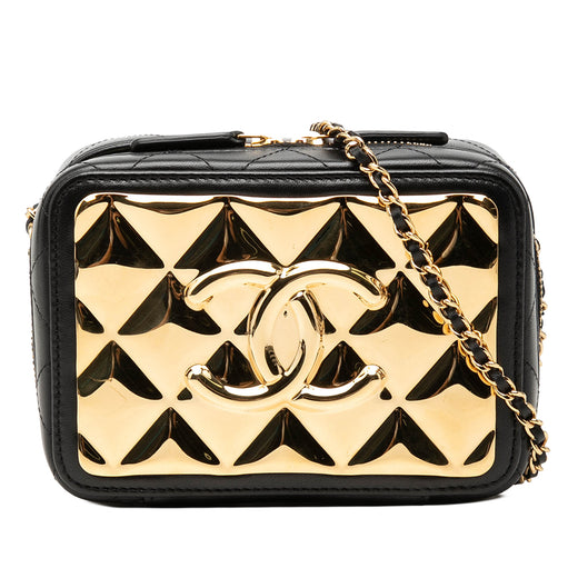 Mini CC Quilted Lambskin and Golden Plate Vanity Crossbody - Image 1