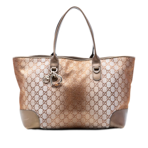 GG Lurex Heart Bit Tote - Image 1