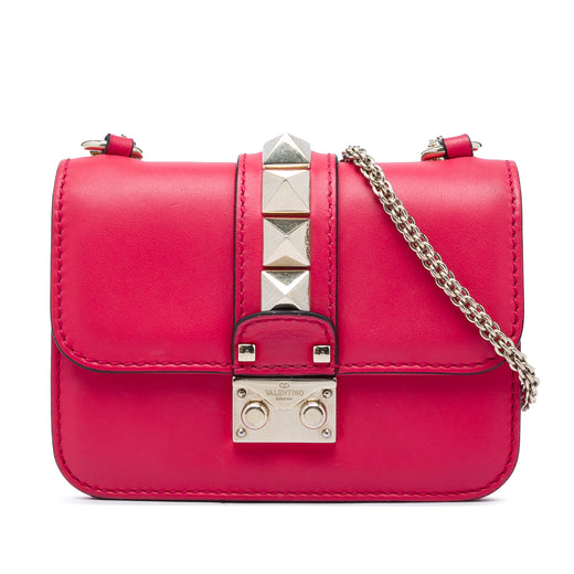Mini Leather Rockstud Glam Lock Crossbody - Image 1
