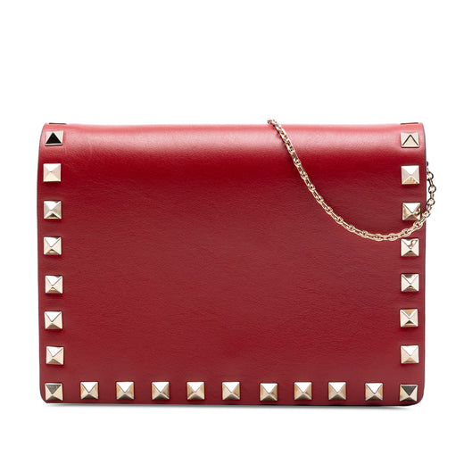 Leather Rockstud Chain Pouch - Image 1