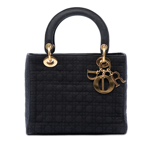 Medium Nylon Microcannage Lady Dior - Image 1