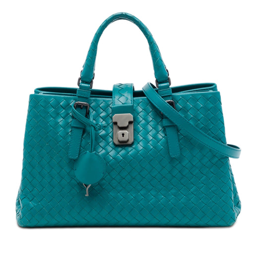 Small Nappa Intrecciato Roma Satchel - Image 1