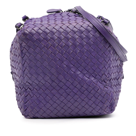 Nappa Intrecciato Cube Crossbody - Image 1