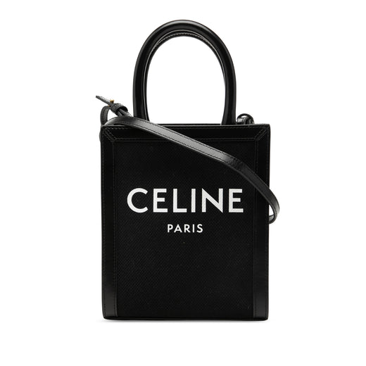 Mini Canvas Vertical Cabas Tote - Image 1