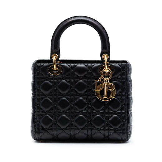 Medium Lambskin Cannage Lady Dior - Image 1