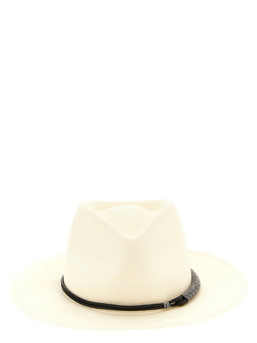 Brunello Cucinelli Fedora — Cream Fedoras