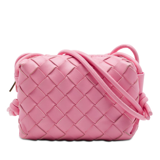 Candy Lambskin Intrecciato Loop Camera Bag - Image 1