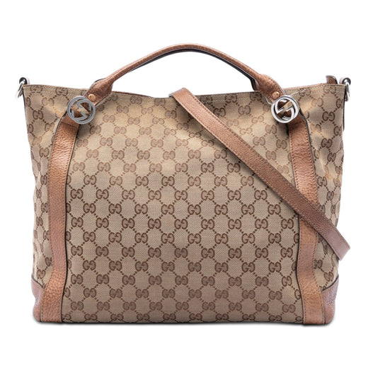 Medium GG Canvas Miss GG Satchel - Image 1