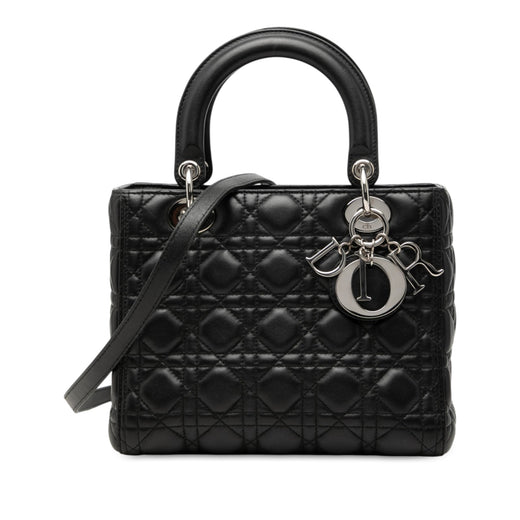 Medium Lambskin Cannage Lady Dior - Image 1