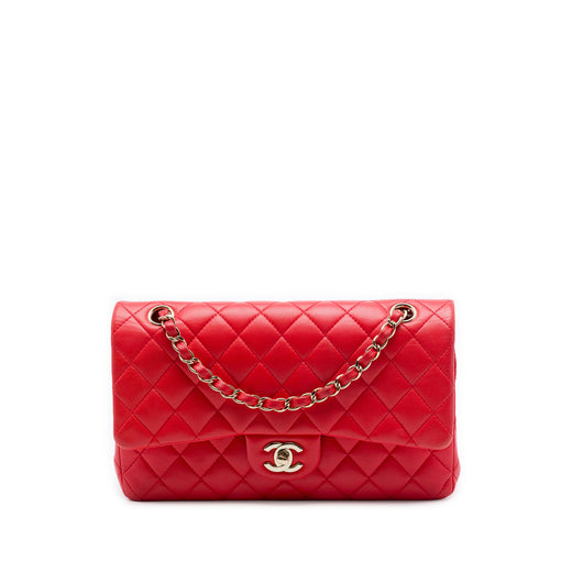 Medium Classic Lambskin Double Flap - Image 1