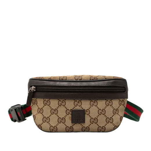 Childrens GG Canvas Web Belt Bag - Image 1