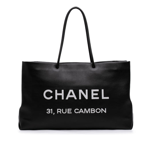 Large Calfskin Essential 31 Rue Cambon Shopping Tote - Image 1