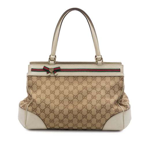 GG Canvas Web Mayfair Tote - Image 1