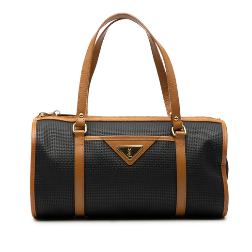 Weave Canvas Boston Bag - Image 1