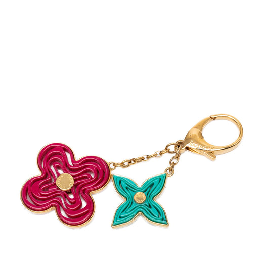 Gold Plated and Resin Naif Bag Charm - Image 1