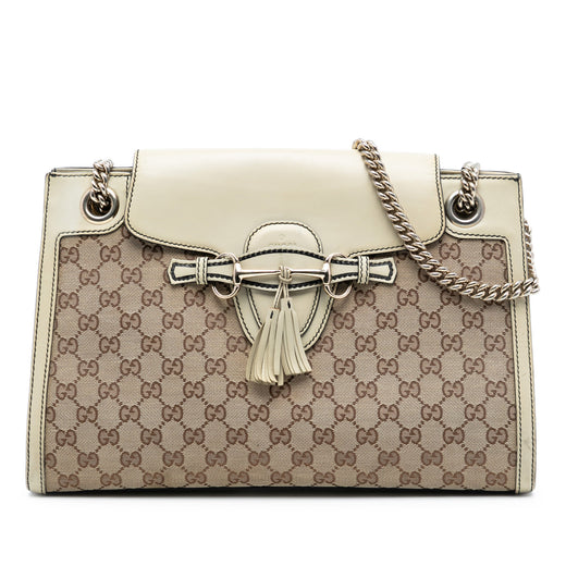 Large GG Canvas Emily Shoulder Bag - Image 1
