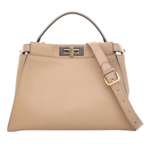 Medium Leather Peekaboo Iconic Satchel - Image 1
