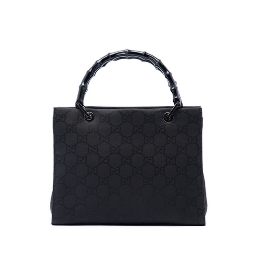 GG Nylon Bamboo Satchel - Image 1