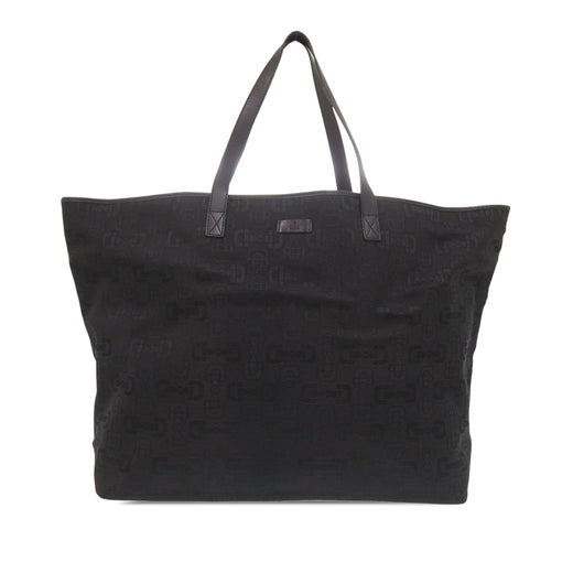 Large Horsebit Canvas Tote - Image 1