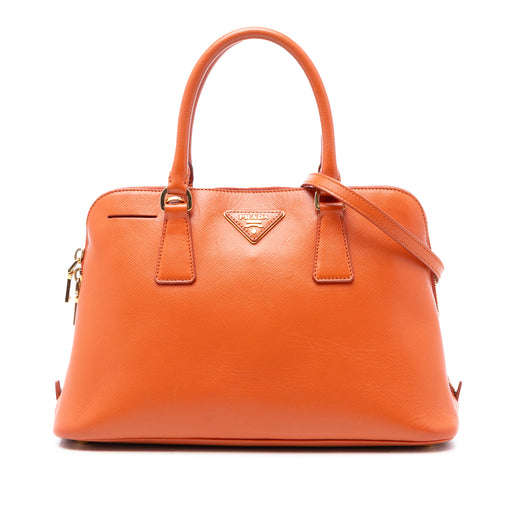 Medium Saffiano Lux Promenade Satchel - Image 1
